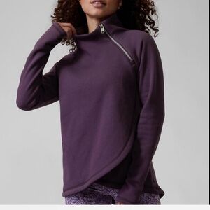 ATHLETA karma Asymmetrical Zip Jacket SIZE 1X